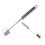 Corn Cob Peeler, Stainless Steel Long Handle Corn  the Cob Remover, Quick Corn Peeling Tool for Kitchen and BBQ 1