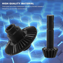 Engrenagem Cônica Helicoidal para Serviço Pesado 40T 15T para 1/10 RC4WD TF2 D90 Gelande II Yota Axle &Pinion Gear