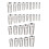Reusable Sealing Nozzle Organizer Tool Universal Rubber Nozzle Tool Set for Kitchen Bathroom A 2