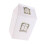 Modern White Trash Can Swing Top Lid Easy Operations for-White 1