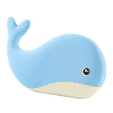 Whale Cartoon Memory Foam Kussen voor cervicale-Blauw