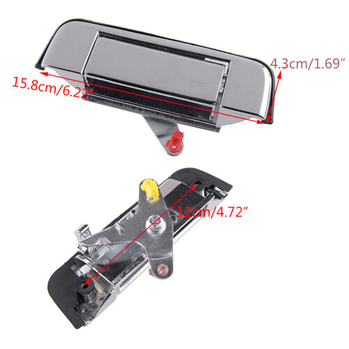 69090-0K060 Chrome Car Tailgate Handle Rear Outer Handle for  Hilux Vigo 2004-2014 2
