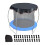 Einfach zu installierende runde Trampolinabdeckung,-16 Zoll 1