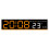 Modern ABS LED Clock Home Decoration Energy-white shell oran 1