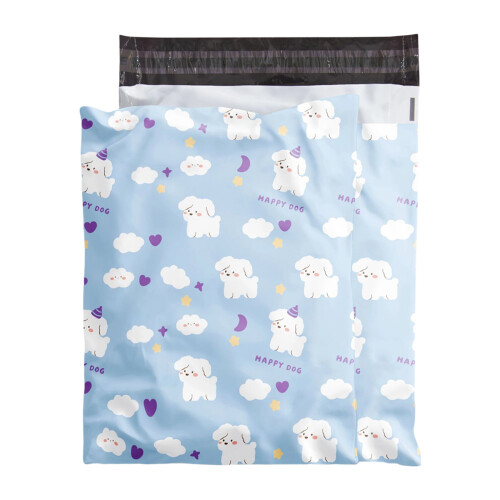 Pack of 100 Poly Mailer Envelopes Tear-Proof-lucky puppy