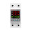 220V Adjust Voltage Relay over Under Voltage Protector over Current Limit Wattm KWH  Meter Power Comsumption 63A 3