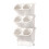 Space Efficient Wall Hanging Planter With Auto Watering-White 1