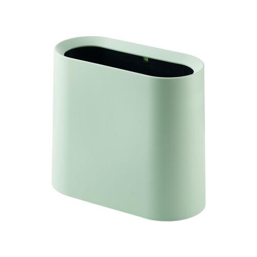 Modern Color Trash Can Waste Bin for Small Space-avocado green