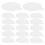 100Pièces Plateau Mini Gâteau Rond Papier Blanc Base Mousse Cupcake 1