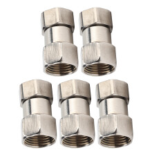 Stainless Steel Female Thread Pipe Couplings (5pcs)