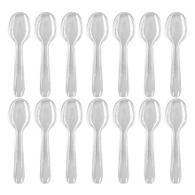 1500Pièces Cuillères Transparentes Mini Pour Usage