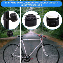 Bicycle Alarm System Bicycle Alarm System with Remote Control Wireless Motorcycle Bicycle Tracker Anti-Theft Bike Alarm