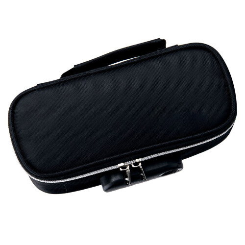 Stylish Canvas Pencil Pouch with Lock 2