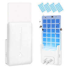 ENCHUFE UE, Trampa para Insectos Voladores, Trampa para Moscas para Interiores: Captura de Moscas de la Fruta, Mosquitos para Interiores y Exteriores,