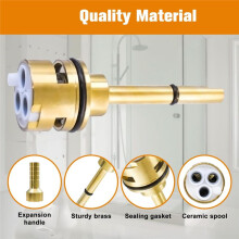 RP51918 3 Setting Diverter Cartridge Replacement Kit for Delta R11000 R22000 Faucet Valve, 3 Way Shower Diverter Valve