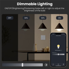 Tuya WiFi Dimmer EU 1 Gang Touch Light Glass Panel APP Remote Control Works for Alexa Home B