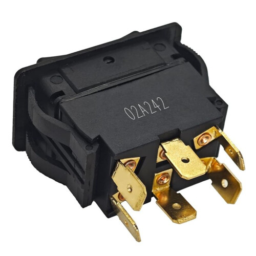HY60B Rocker  - -Off- 125/250V 20/15A 6 Pins Push Button  - Arc Pushbutton for Industrial,Power Tools 1