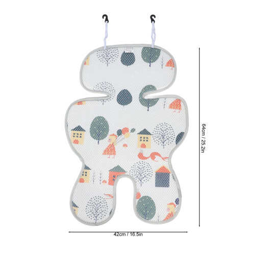 Ice Stroller Cooler Mat - 3D Breathable, Universal, 64x42cm 1