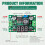 4-Pack LM2596S - Buck Converter with LED Voltmeter Display, Adjustable Step Down 4-40V to 1.25-37V 3