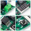 4-Pack LM2596S - Buck Converter with LED Voltmeter Display, Adjustable Step Down 4-40V to 1.25-37V 5