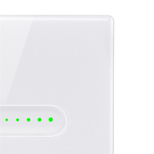 Tuya WiFi  Dimmer  EU 2 Gang Touch Light  Glass Panel APP Remote Control Works for Alexa  Home A 1