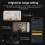 Tuya WiFi  Dimmer  EU 2 Gang Touch Light  Glass Panel APP Remote Control Works for Alexa  Home A 3