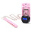 4X   Lock LCD Display  Lock USB Rechargeable Temporary Timer Padlock Travel Electronic Timer Black 1