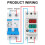 63A AC130-300V Din Rail Dual Display Adjustable over Voltage Current and Under Voltage Protective Device Protector Relay 3