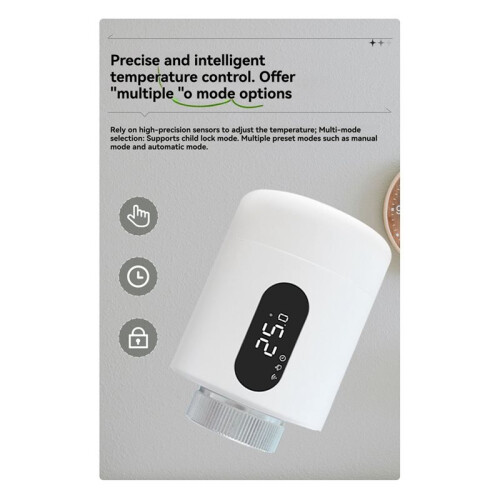 Tuya  ZigBee 3.0 Radiator Thermostat Thermostatic Radiator Valve TRV Programmable Temperature Controller 2