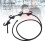 Sangle en caoutchouc pour wagon, 4 crochets pliants, corde élastique 12