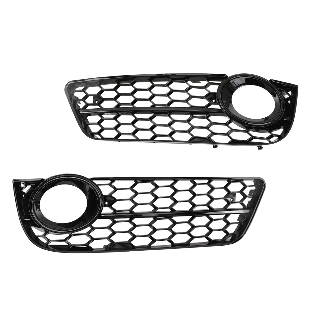 Gloss Fog Lamp Grille A5 Coupe 08-11 Black 7444352555512