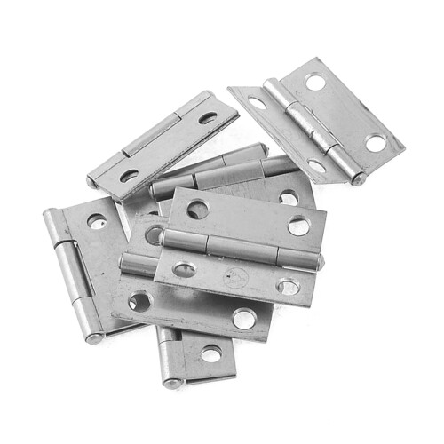 Rectangle Folding Closet Cabinet Door Hinge Hardware 1.5 Inch 30 Pcs 1