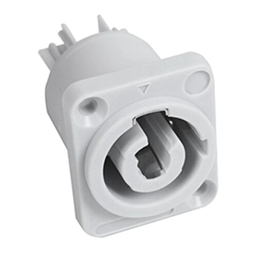 10PCS NAC3MPA-1 NAC3MPB-1 Power Speaker Panel Socket Gray-White Power 20A Stage LED Lighting Audio 3-Pin Socket,OutPut 2