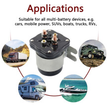 500 Ampère Batterij-Isolator voor Mobiele Audiorelais Continue Batterij-Isolator, 12v Batterij-Ontkoppelingsrelais
