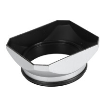 OGOIOY 55 mm Quadrato in Alluminio Paraluce per Obiettivi di Fotocamere Digitali, Argento