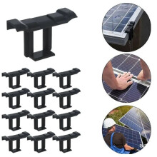50PCS 30mm Solar Panel Water Drainage Clips ASA Photovoltaic Panel Water Drained Clip Auto Remove Stagnant Water Dust