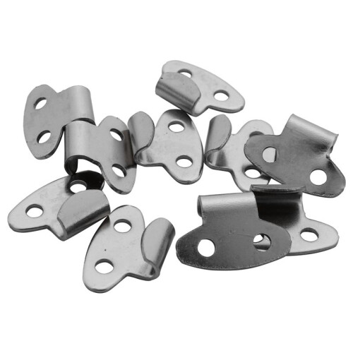 80Pcs Cabinet Spring Loaded Iron Straight Loop Toggle  45Mm Length 2