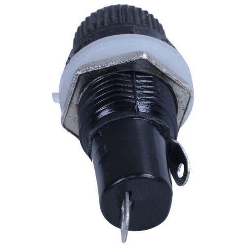 2pcs 12mm Thread with Welding Panel Mount Fuses Holder Socket for Fuses 5X20mm 2