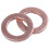 200 Pcs Copper Crush Washer Flat Seal Ring Fitting 6mm X 10mm X 1mm 5