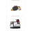Top Post Battery Disconnect  with Voltmeter, 5-80V Master Isolator Kill- Kit - Car Battery Disconnect 8