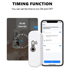 Tuya WiFi ZigBee Humidity Temperature Sensor Home Automation Thermomete Linkage Alexa Home