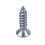 400X Stainless Steel Flat  Phillips Self-Tapping Screw 12X3mm Silver 7