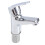 Bathroom Basin Faucet Chrome Single Handle Single Hole Deck Mounted Mixer Tap Kitchen Sink Hot Cold Taps 6