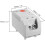 4X Mechanical Thermostat, KTO011 0-60Celsius Adjustable Compact Normally Close(N.C) Temperature Controller ,Red 7