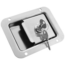 6X Paddle Slam with Lock & Key Travel Trailer Lock RV Door Heavy Duty Flush Mount Handle