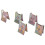 100pcs Bronze Tone Spring Metal Car Door Panel Spire Screw U-Type Clips 7
