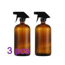 6Pcs Brown Empty Glass Spray Bottles Leakproof Portable Dispensers