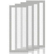 4 cubiertas magnéticas para ventilación de suelo (4 x 10), fáciles de instalar, de PVC.