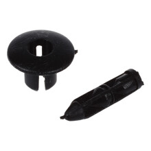 40 Pcs 7mm Hole Plastic Push Screw Rivet Fairing Panel Fixings Clips