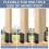 4pcs Adjustable Post Base Bracket Fit 2x4,4x4,6x6 Post, Wood Fence Post Base Support Bracket for Pergola, Mailbox Post 3